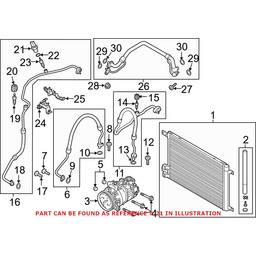 Audi VW A/C Refrigerant Pressure Sensor 4H0959126B